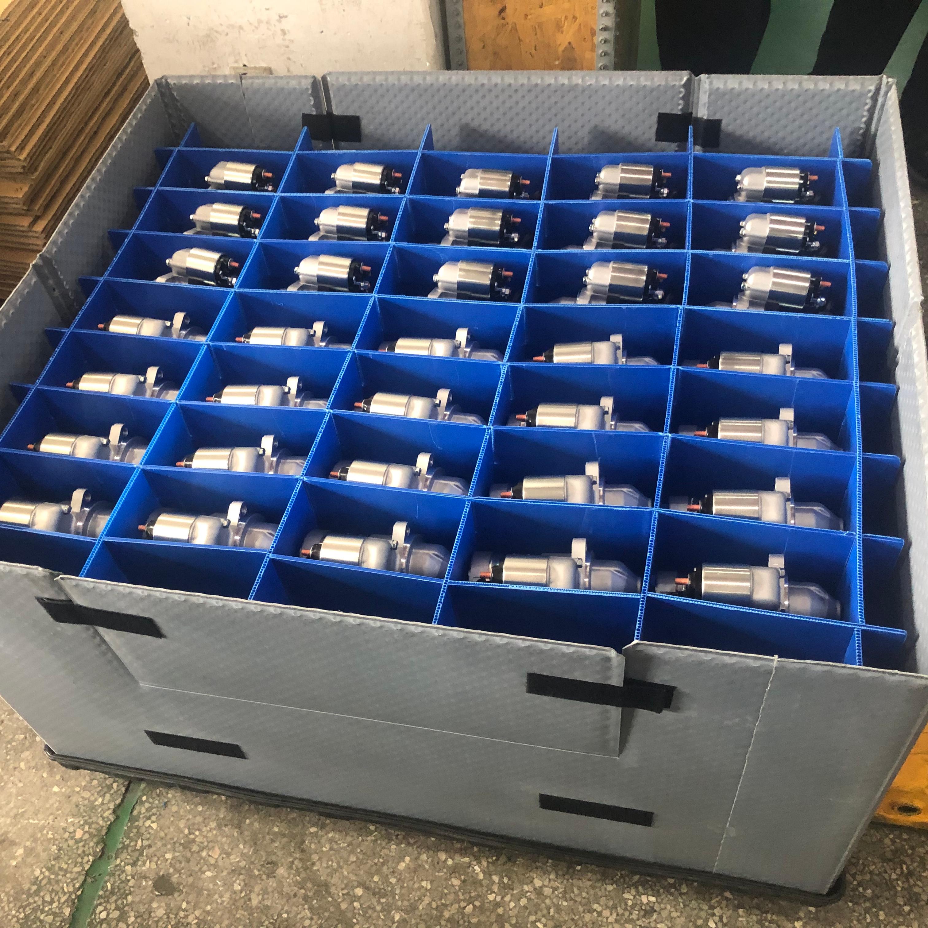 Recipiente separador de paletes de pl&aacute;stico