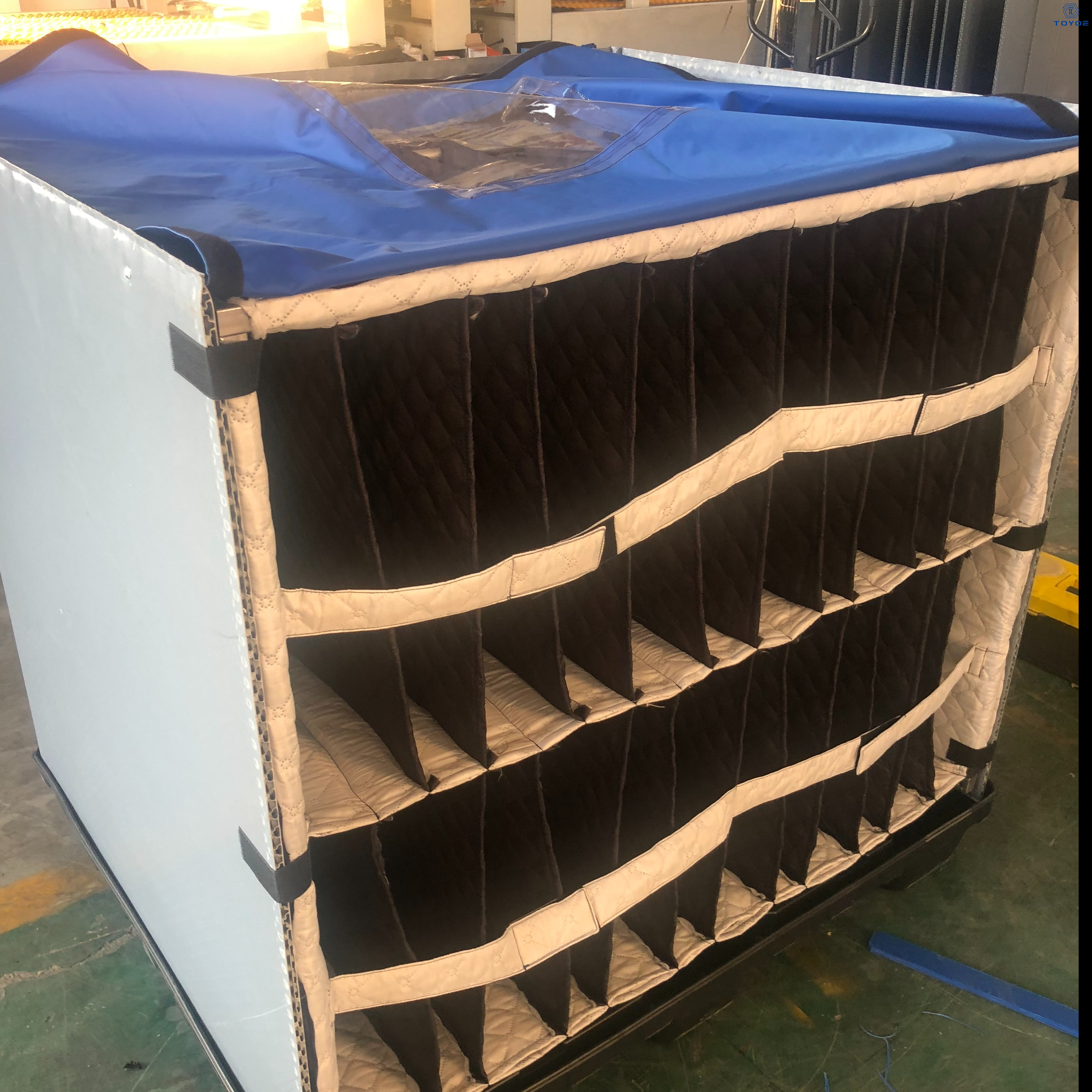 Caixa de armazenamento interligado ao compartimento ajustável, plástico durável