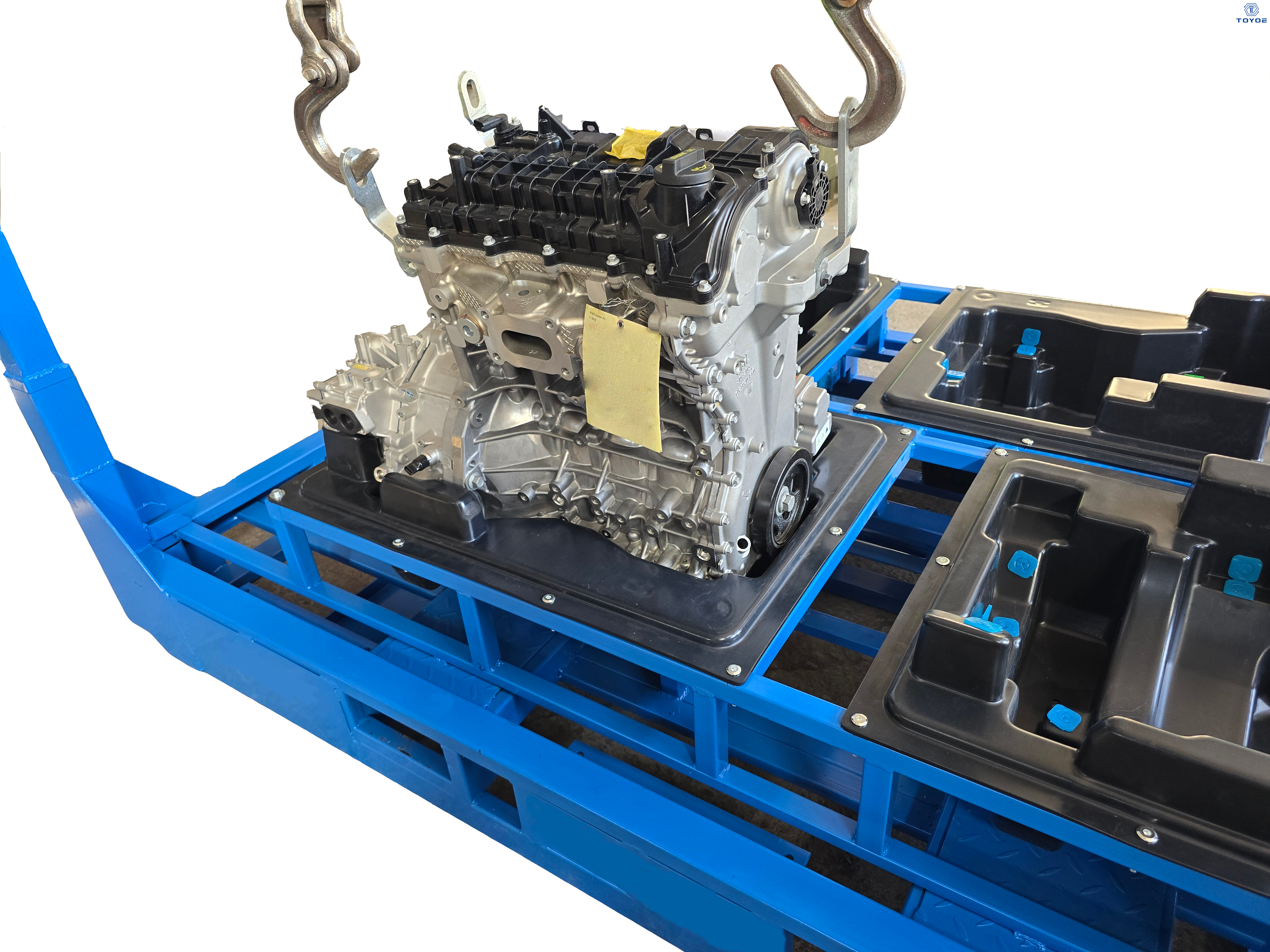 Rack de metal resistente ajustável para armazenamento de motores automotivos