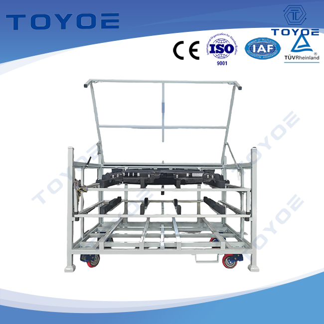 Racks de metal compatíveis com UE com rodas - fábrica