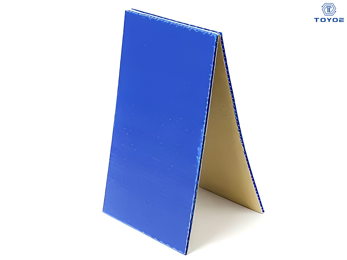 Placa de embalagem dobrável em favo de mel (plástico reciclado)