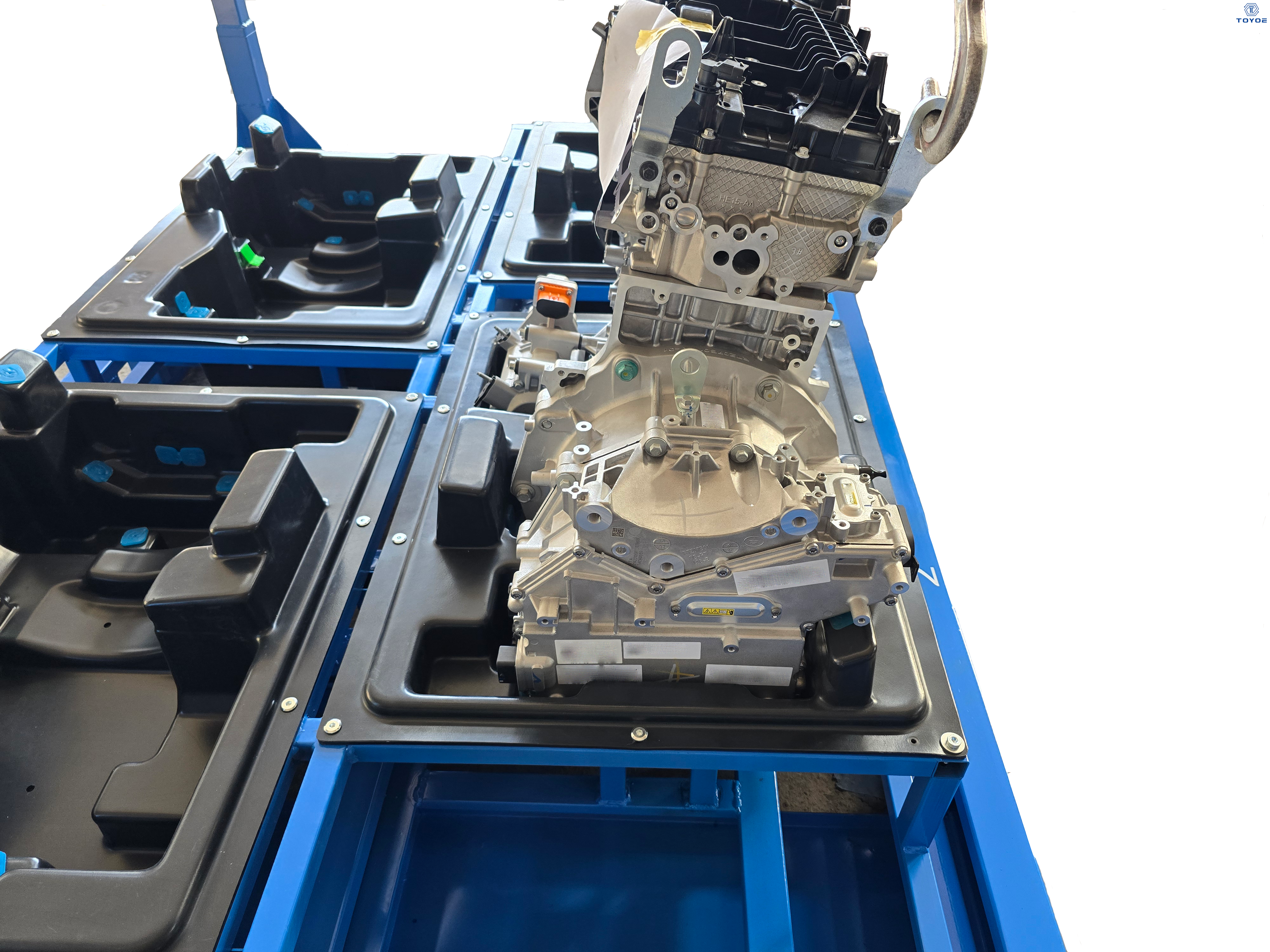 Rack de metal resistente ajustável para armazenamento de motores automotivos