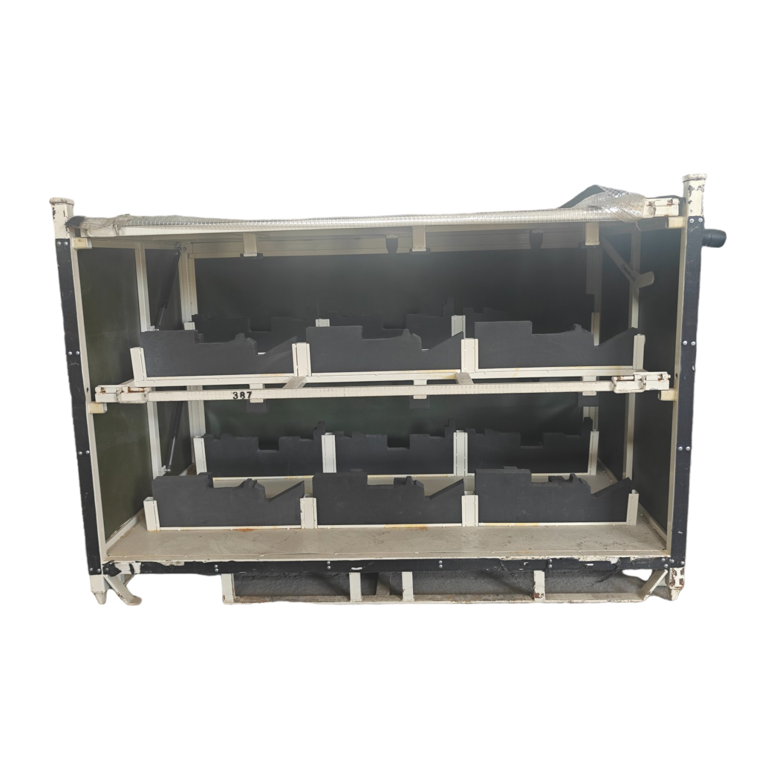 Racks de metal revestidos com eco para armazenamento de porta de carro de primeira linha.