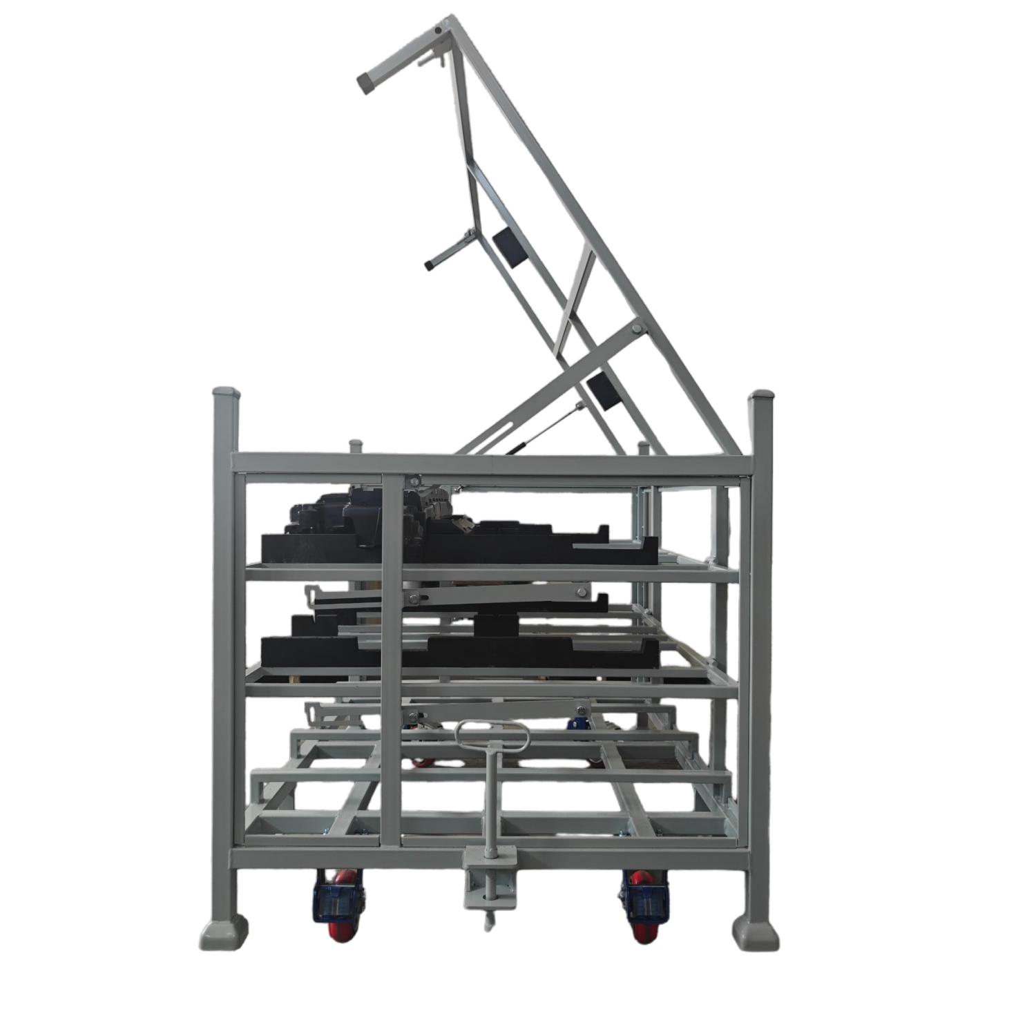 Racks de ferro ideais para armazenar portas de veículos com perda de transporte zero.