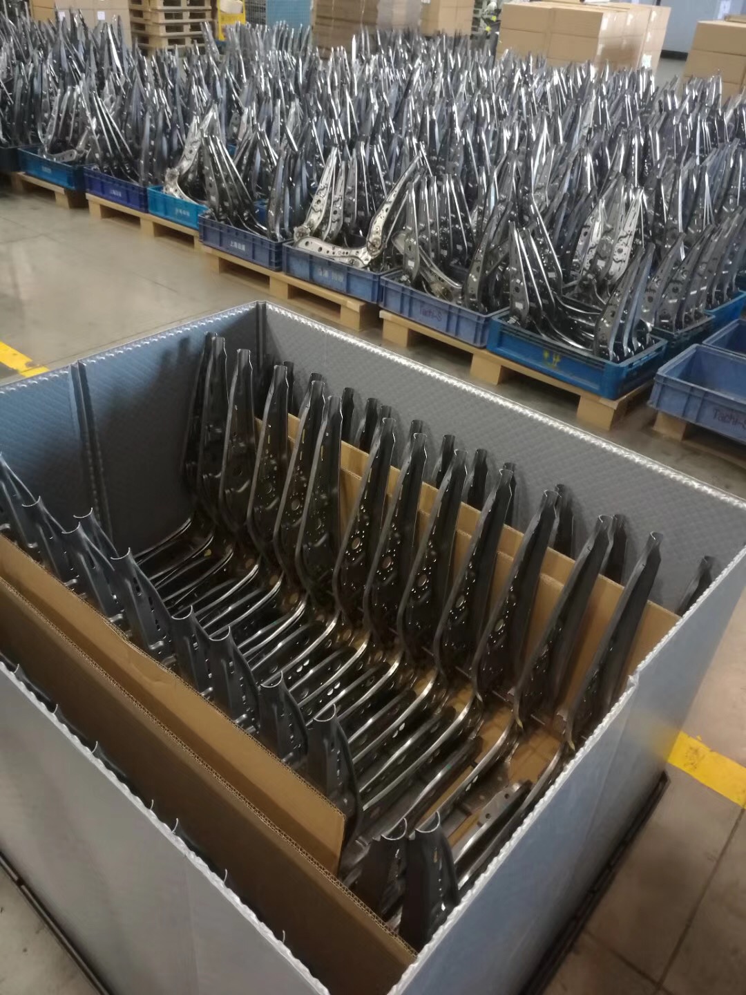 Caixa de embalagem plástica HDPE verde reciclável padrão