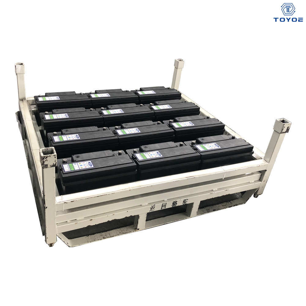 Construção personalizada do rack de peças de autopeças em conformidade com os padrões da UE adequados para o transporte de peças perfeitamente
