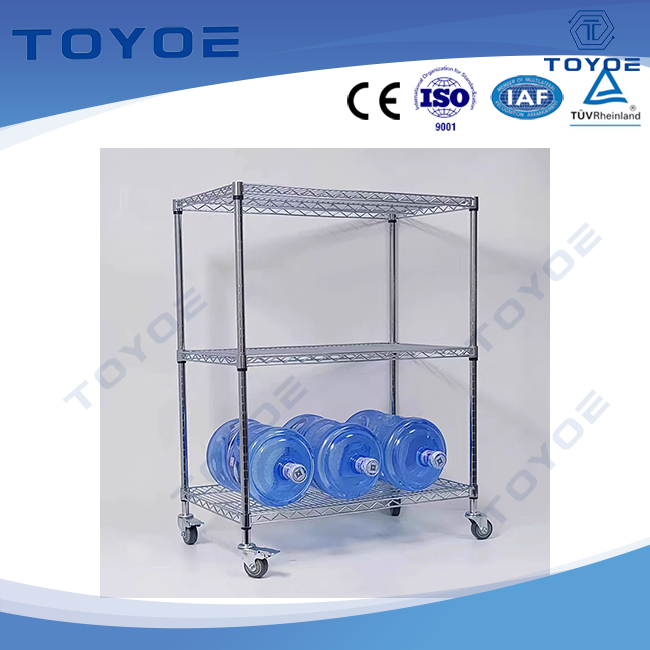 Racks de metal de alta capacidade com revestimentos protetores personalizáveis.