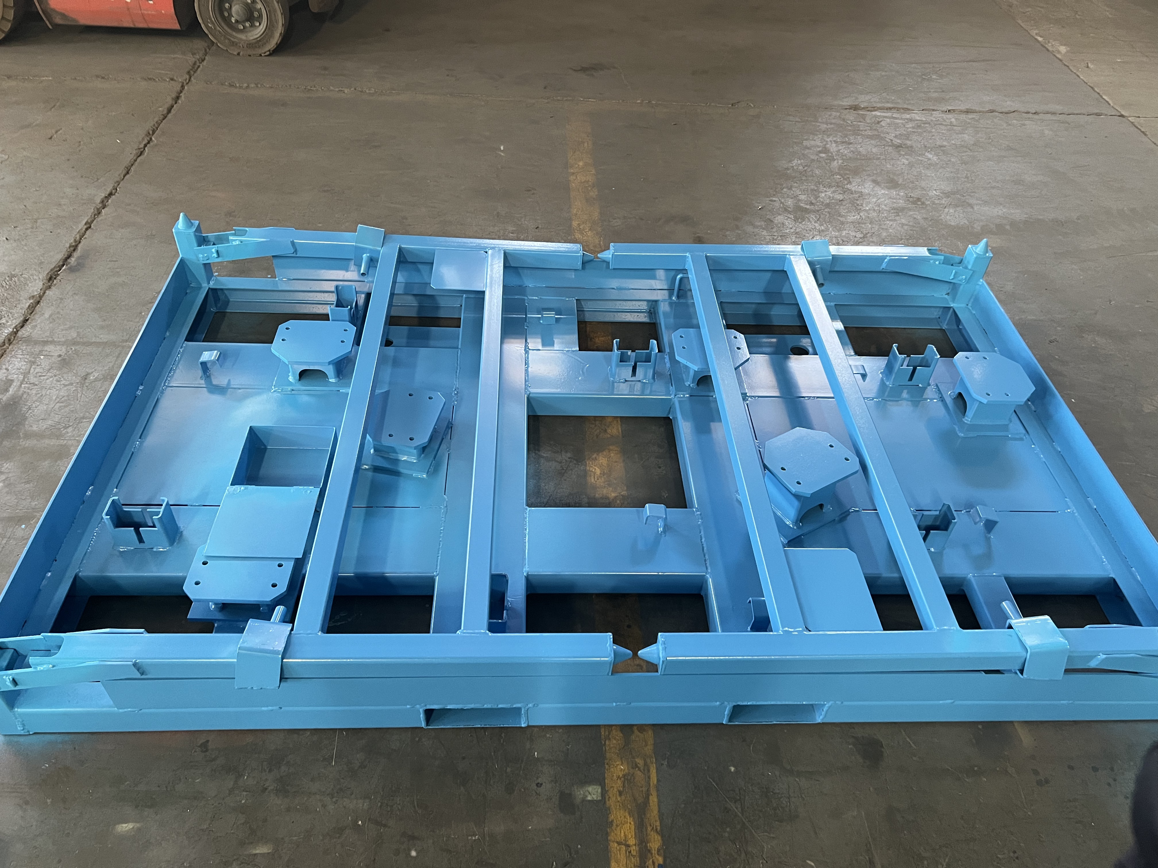 Os paletes de metal galvanizado são ideais para a rotatividade de OEM automotiva.