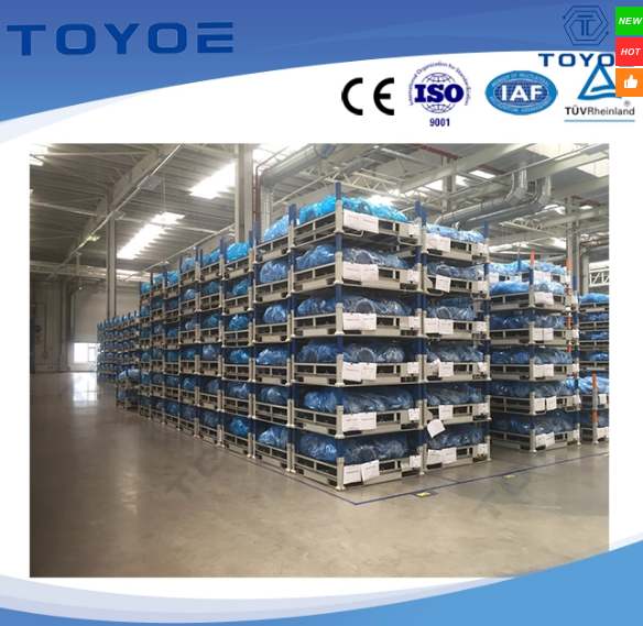 Etapas de limpeza de paletes de metal