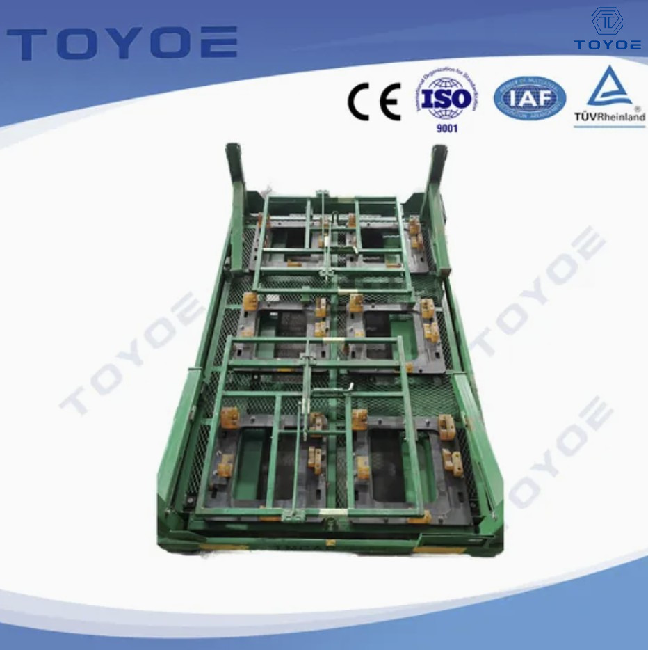 TOYOE Rack de peças de motores automotivos para solução de armazenamento e transporte de aço para serviços pesados