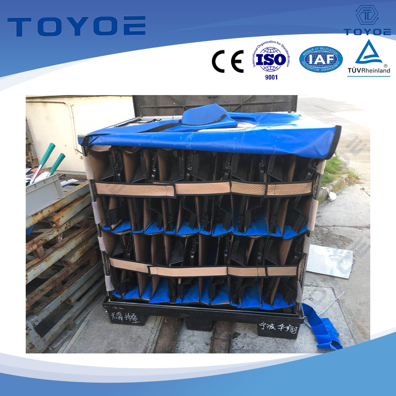 As caixas de transporte da Huawei protegem peças automáticas em trânsito de longo curso.