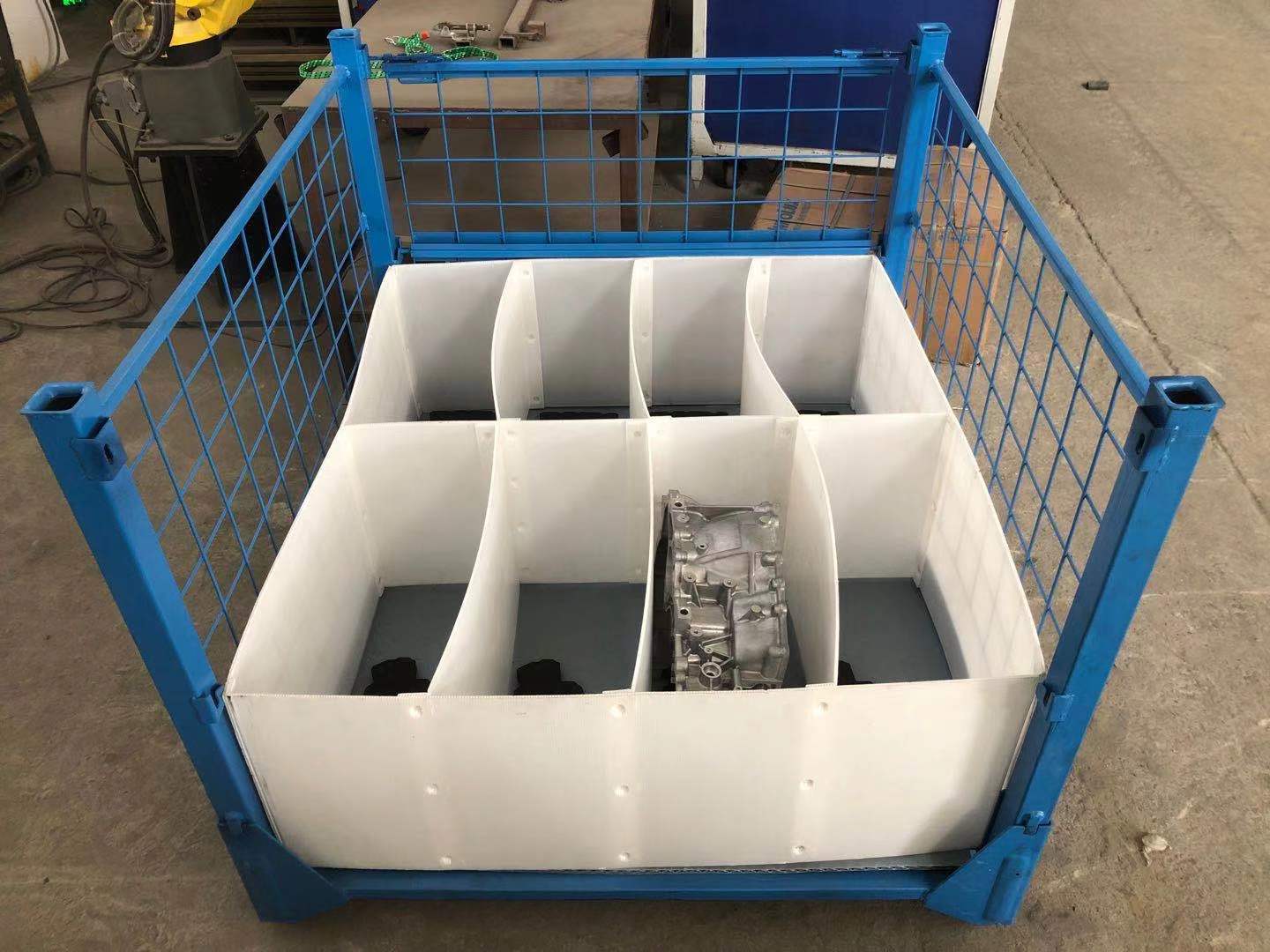 Forro interno de espuma da caixa de malha de ferro