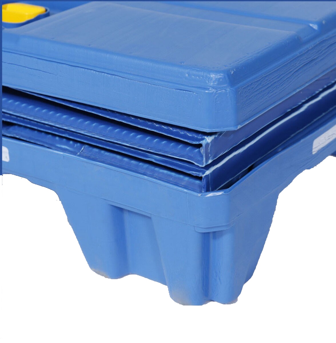 Crates de plástico industrial - a granel com divisores ajustáveis