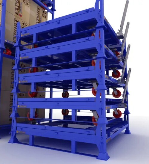 Racks de armazenamento de bloco de motor reforçado para cargas pesadas