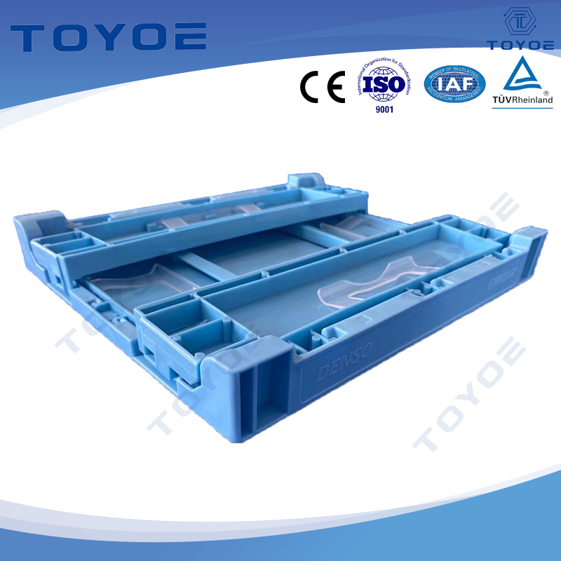 Caixa de ferramentas dobrável HDPE azul