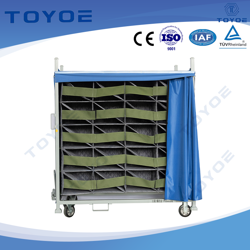 Os racks versáteis armazenam diversas peças automáticas, garantindo a segurança do transporte.