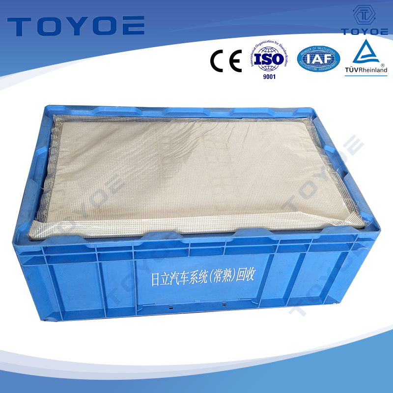 Caixa de ferramentas dobrável HDPE azul