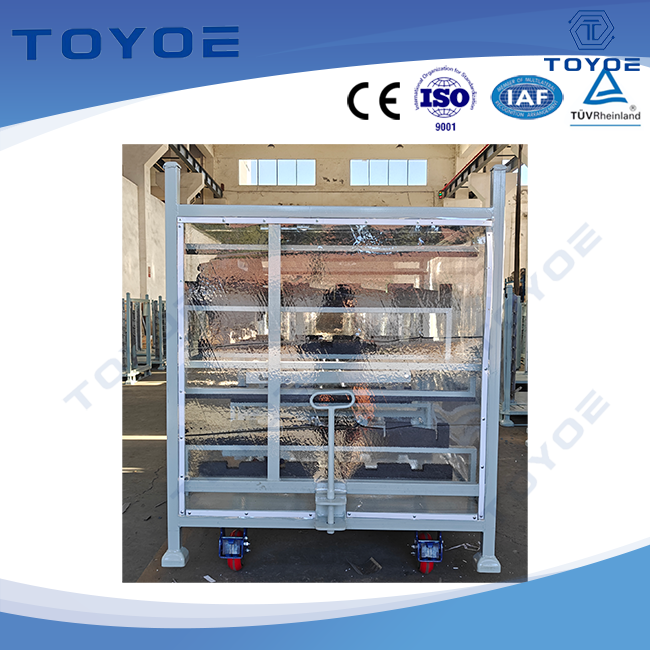 Rack de metal, plástico - filme coberto, à prova de poeira, por muito tempo - dist. Transporte