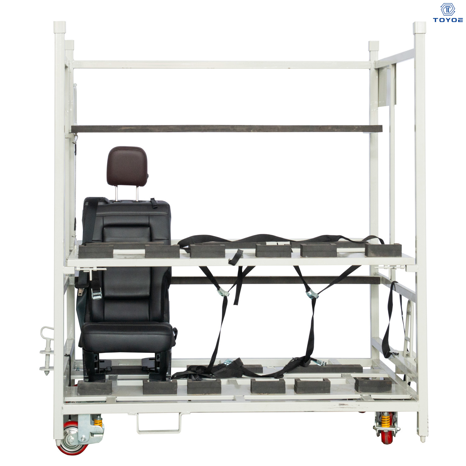 Construção personalizada do rack de peças de autopeças em conformidade com os padrões da UE adequados para o transporte de peças perfeitamente